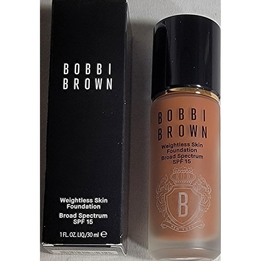 Bobbi Brown Weightless Skin Foundation SPF 15 C-096 Cool Walnut 1oz 30ml New